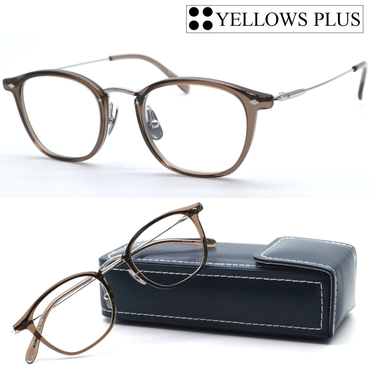 Yahoo!オークション -「yellows plus」(セルフレーム) (めがね Yahoo!オークション -「yellows plus」(セルフレーム) (めがね