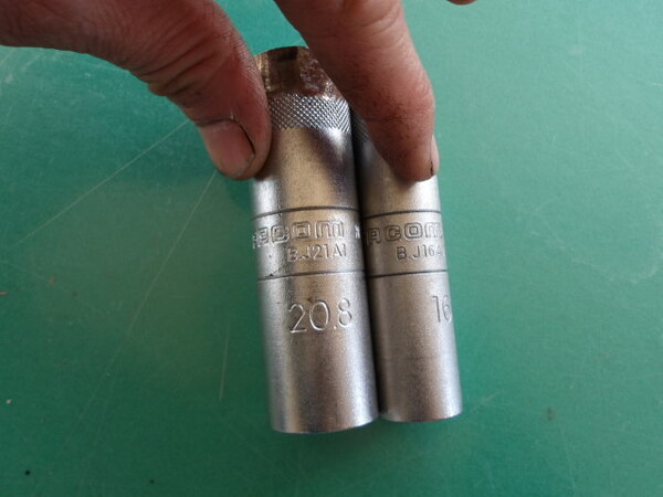 Facom B.J21A1 3/8カップ 20.8 ファコム プラグレンチ ソケット B.16A1 16 2個セット