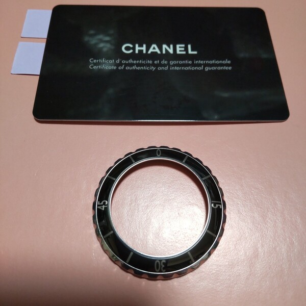 CHANEL J12 黒 BK ベゼル シャネル 純正品 メンズ 38mm ケース 正規品 H0685 付属品 H1626 H1635 など 対応 サイズ 約39mm 後期 タイプ