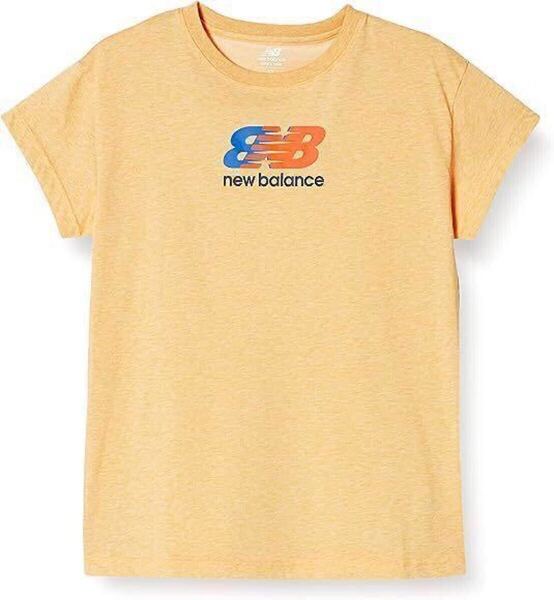 ニューバランス レディース 半袖Tシャツ ペールイエロー Mサイズ 定価3960円 AWT11191