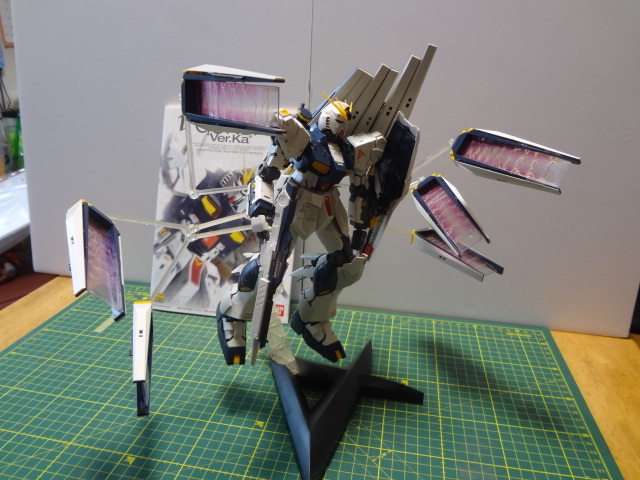 Yahoo!オークション -「mg νガンダム ver.ka ダブルフィン Yahoo!オークション -「mg νガンダム ver.ka ダブルフィン