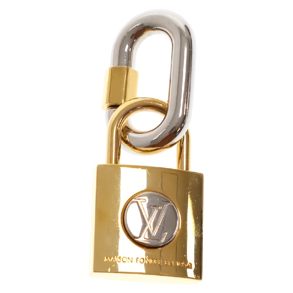 LOUIS VUITTON ルイヴィトン M00549 ポルト クレ LVパドロック キーホルダー ゴールド/シルバー LOUIS VUITTON ルイヴィトン M00549 ポルト クレ LVパドロック キーホルダー ゴールド/シルバー