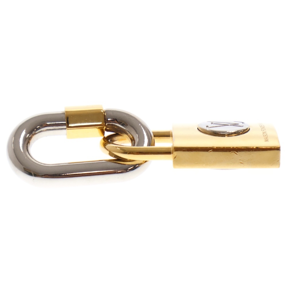 LOUIS VUITTON ルイヴィトン M00549 ポルト クレ LVパドロック キーホルダー ゴールド/シルバー LOUIS VUITTON ルイヴィトン M00549 ポルト クレ LVパドロック キーホルダー ゴールド/シルバー