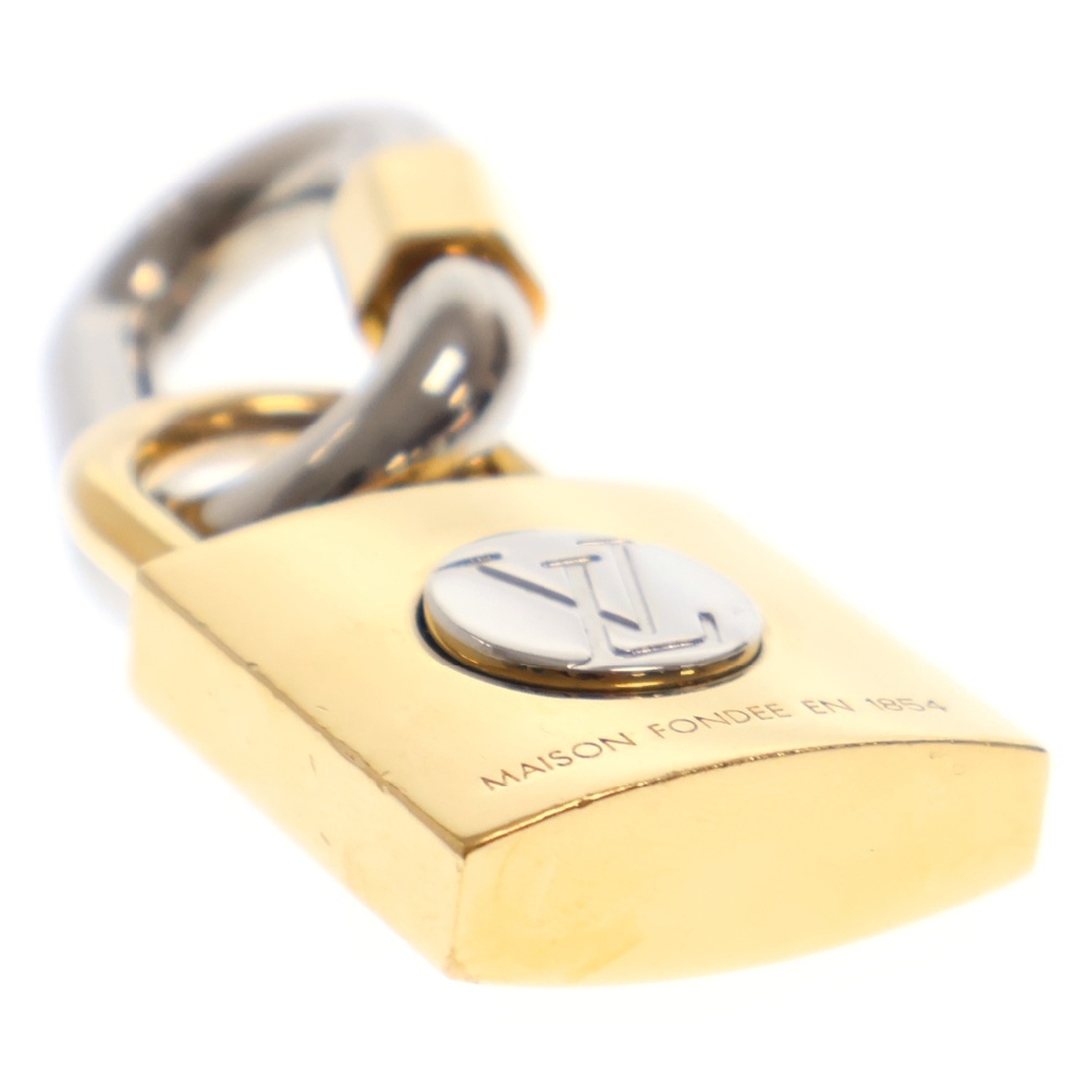 LOUIS VUITTON ルイヴィトン M00549 ポルト クレ LVパドロック キーホルダー ゴールド/シルバー LOUIS VUITTON ルイヴィトン M00549 ポルト クレ LVパドロック キーホルダー ゴールド/シルバー