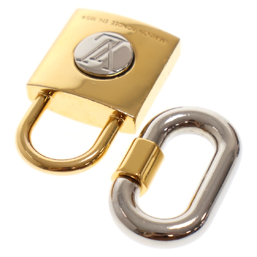 LOUIS VUITTON ルイヴィトン M00549 ポルト クレ LVパドロック キーホルダー ゴールド/シルバー LOUIS VUITTON ルイヴィトン M00549 ポルト クレ LVパドロック キーホルダー ゴールド/シルバー