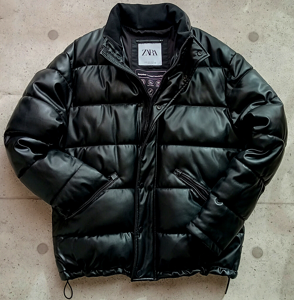 中古・古着通販】ZARA (ザラ) フェイクレザーコート ブラック