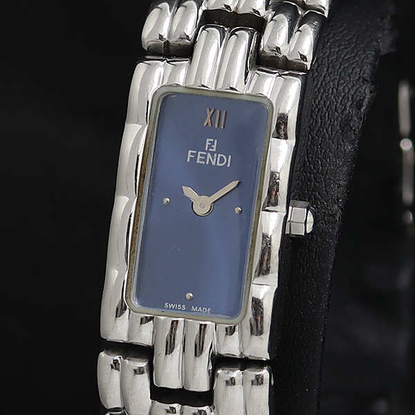 FENDI】フェンディ 腕時計 660L ステンレススチール ネイビー クオーツ アナログ表示 紺文字盤 レディース – KYOTO NISHIKINO