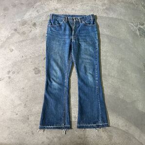 LEVI'S 646 SINGLE FLARED JEANS / EARLY 70S リーバイス646 フレアデニム ジーンズ W32程度 インディゴ 42タロン