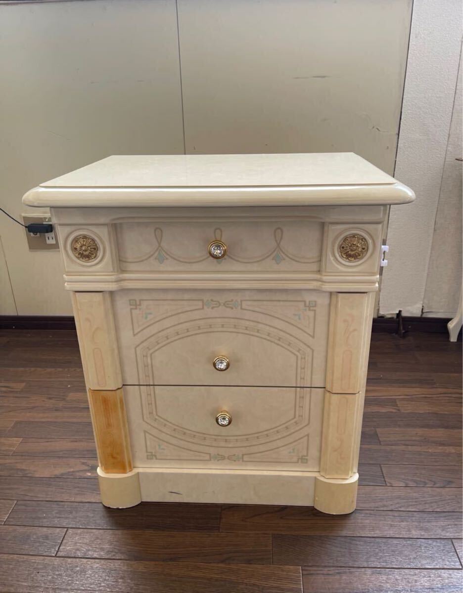 タ荷E0840◇H123,5cm×W88cm◇アンティーク◇2段重ねの古い