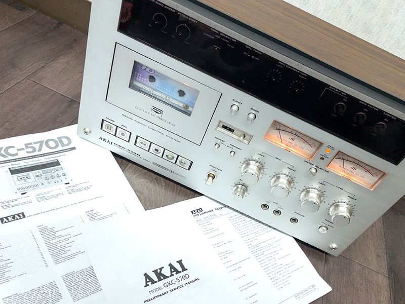 Yahoo!オークション -「akai(gxc-570d)カセットデッキ Yahoo!オークション -「akai(gxc-570d)カセットデッキ