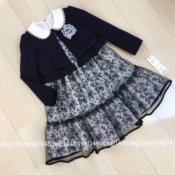 新品 waltz by BEAMS DESIGN アンサンブルスーツ 3点セット120cm フォーマル 七五三 発表会 卒園式 入学式 女の子 結婚式 キッズ ビームス