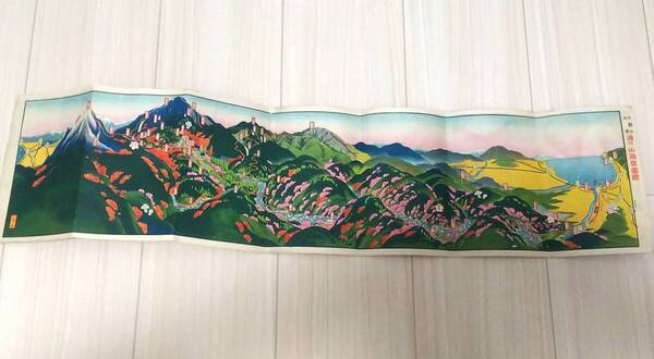 ●戦前当時物 北勢の仙境 湯の山温泉図繪