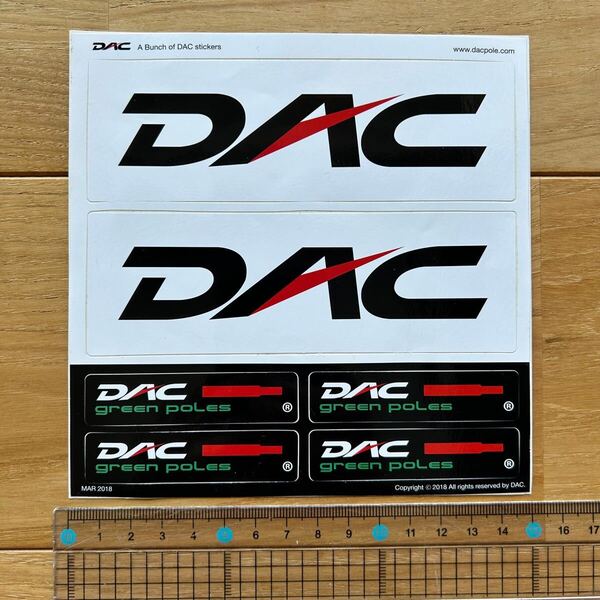 ★即決 DAC ステッカー シート ★ シール デカール アウトドア キャンプ