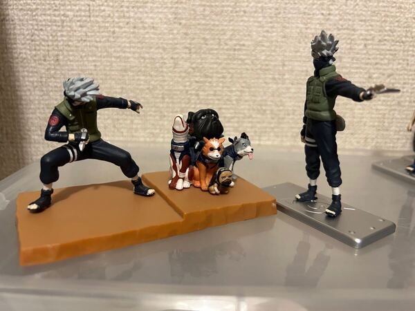 【即決・送料無料】 NARUTO 忍形集 はたけカカシ 2体 & 忍犬たち フィギュア ☆