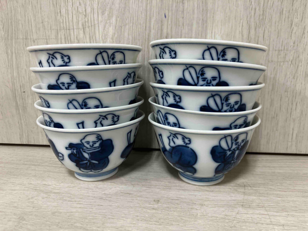 栄山染付煎茶椀五点セット | 和食器リサイクル通販専門店フリマート