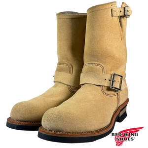 * снят с производства редкость * прекрасный товар *8268*8D* замша * engineer boots *16 год * Red Wing *RED WING* * черновой наружный замша 2965 9269 *