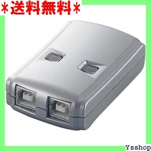 ☆人気商品 エレコム USB切替器 手動 2.0対応 2台 ロック機能付 USS2-W2 1