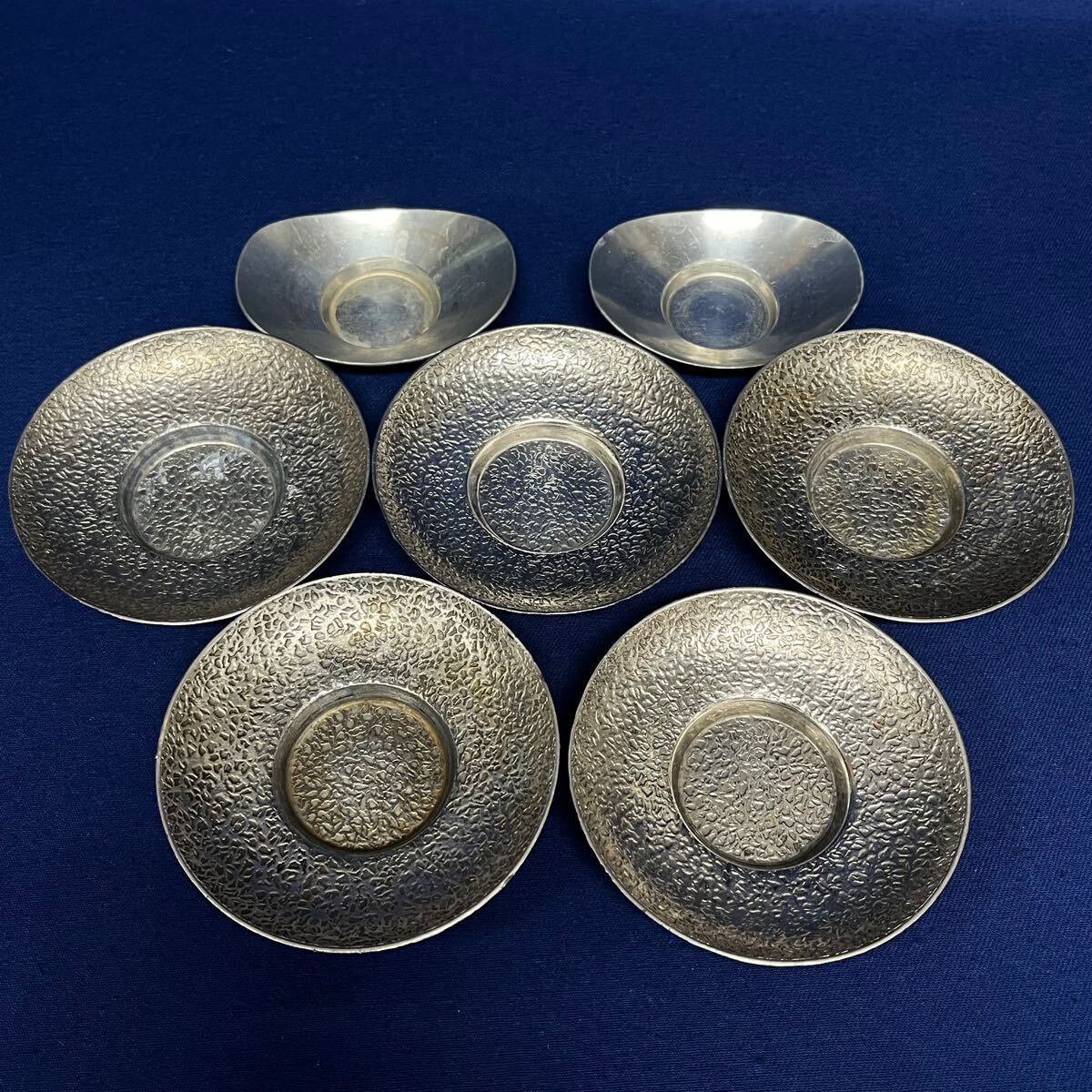 錫 3寸茶托（五客一組）しぼ / no.1621 – MOCAD ONLINE SHOP