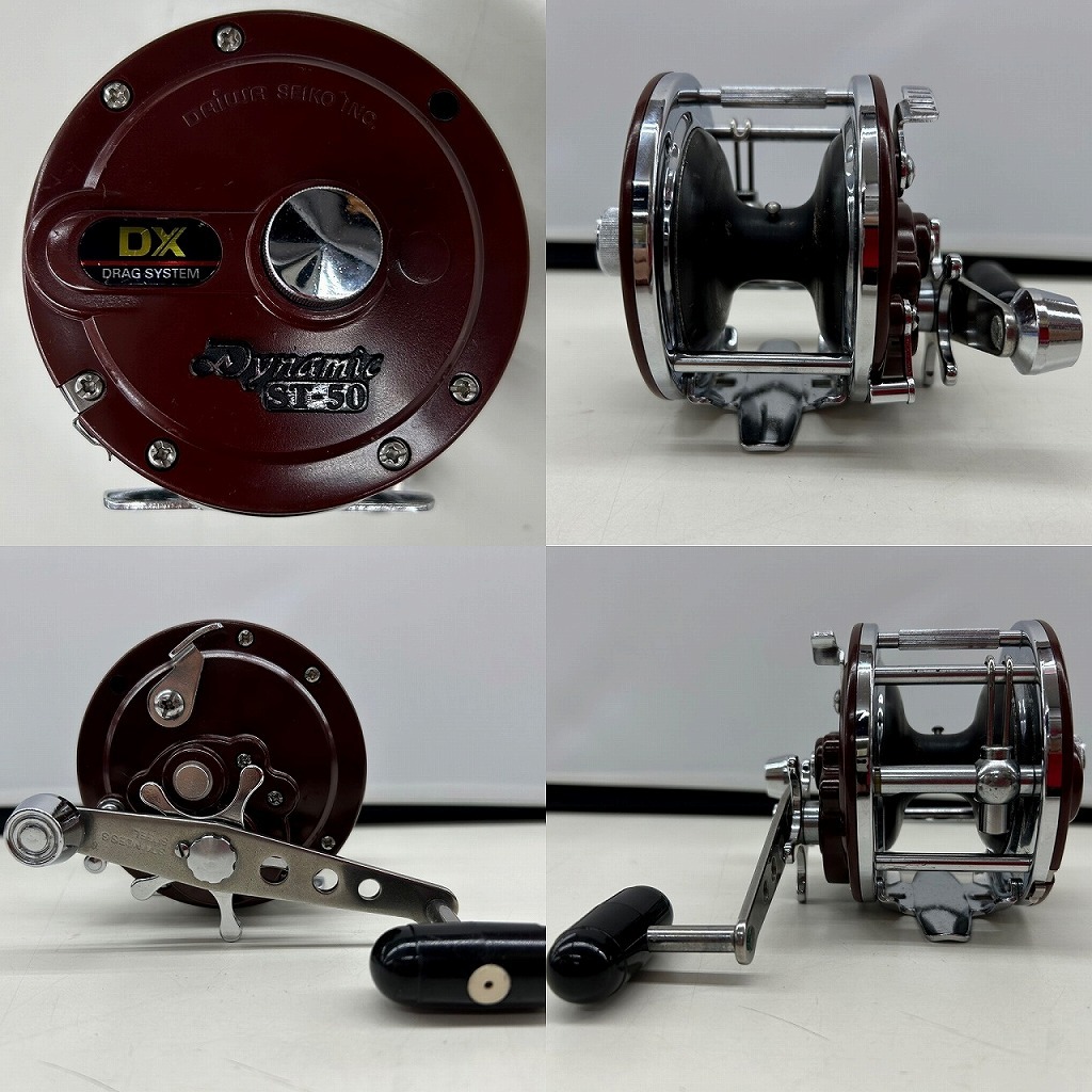 DAIWA ダイワ リール Dynamic ST-50レッド系 動作未確認 中古品 DAIWA ダイワ リール Dynamic ST-50レッド系 動作未確認 中古品
