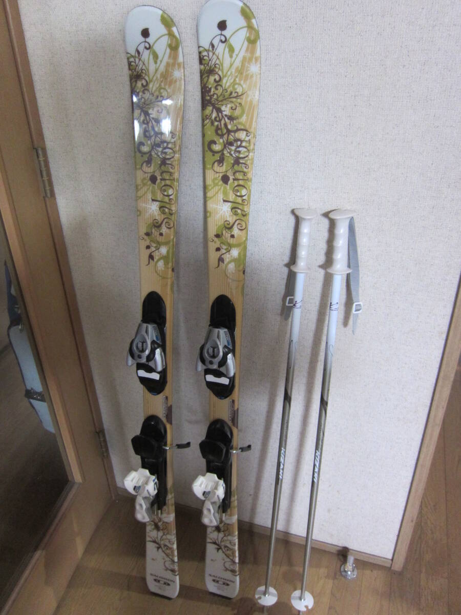 SALOMON　サロモン　スキーユニセックス レーシングスキーパッケージスキー板 + ビンディング付 165cmS/RACE SL 10 (AND  M12 GW)23-24モデル　L47038200 | BUNSEIDOスポーツ
