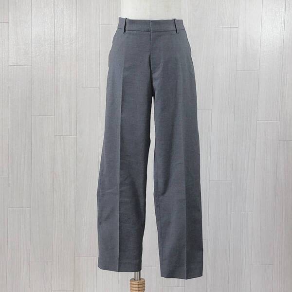 YAS0453 UNIQLO ユニクロ レディース ボトムス カジュアルパンツ 七分丈 サイズ70 グレー 灰 無地 春夏 シンプルデイリーカジュアル 休日