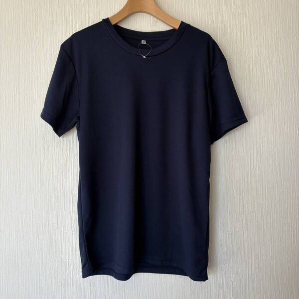 未使用新品■メンズ・紳士■半袖インナートップス■Tシャツ■吸汗速乾■ドライ■ネイビー■Mサイズ