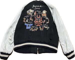 港商 × BEAMS テーラー東洋 コラボ スカジャン 大江戸線 相撲 サイズM リバーシブル souvenir jacket スーベニアジャケット Toyo