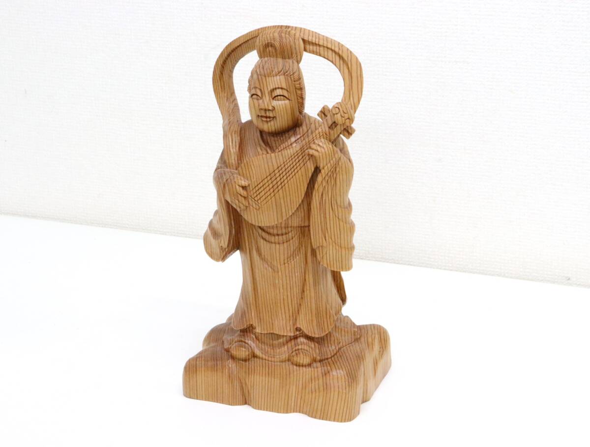 Yahoo!オークション -「七福神 弁財天」(彫刻、オブジェ) (美術 Yahoo!オークション -「七福神 弁財天」(彫刻、オブジェ) (美術