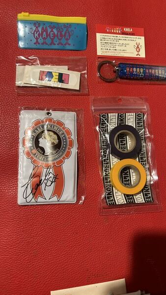 木村カエラ ファンクラブ グッズ 非売品 10周年パスケース マスキングテープ 絆創膏 キーホルダー 未開封 20周年 送料無料