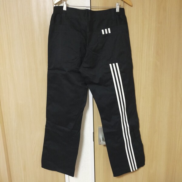 adidas アディダス JD2016 ダブルニー ペインターパンツ ワイド 3ライン ワーク 00s L ブラック(黒)