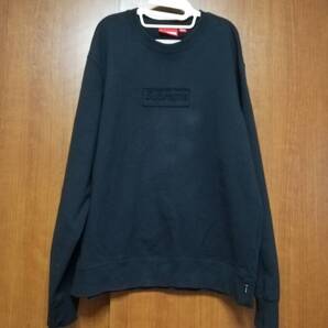 最終値下げ★Supreme シュプリーム/ボックスロゴ 長袖 トレーナー 裏起毛/M・BLK★①