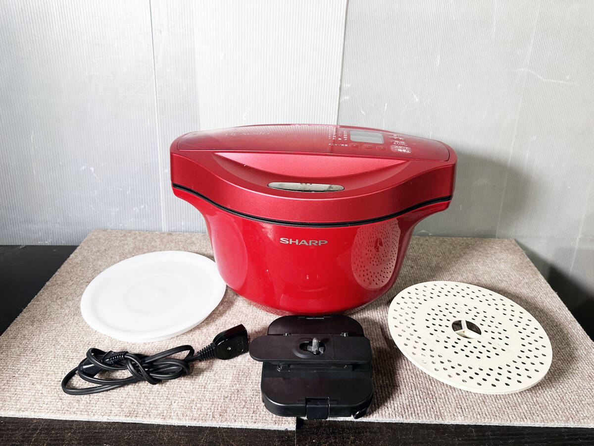 Yahoo!オークション -「シャープ 水なし自動調理鍋 KN-HT24B-R Yahoo!オークション -「シャープ 水なし自動調理鍋 KN-HT24B-R