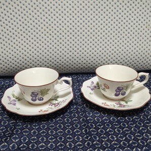 ノリタケ MOUNTAIN GRAPE 7270 コーヒーカップ&ソーサー2客