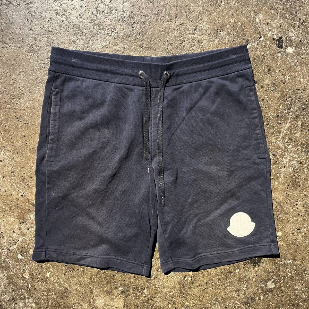 MONCLER 21ss PANTALONE ラバーワッペンハーフパンツ ショーツ モンクレール 2021ss スウェット G10918H74100
