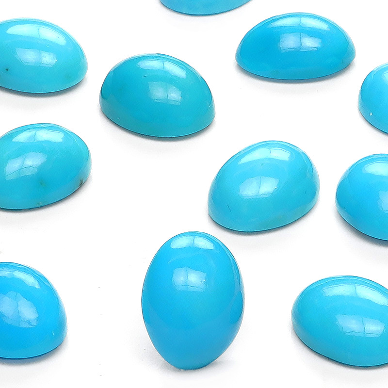 上質 キングマン ターコイズ カボション 24ct トルコ石 K35