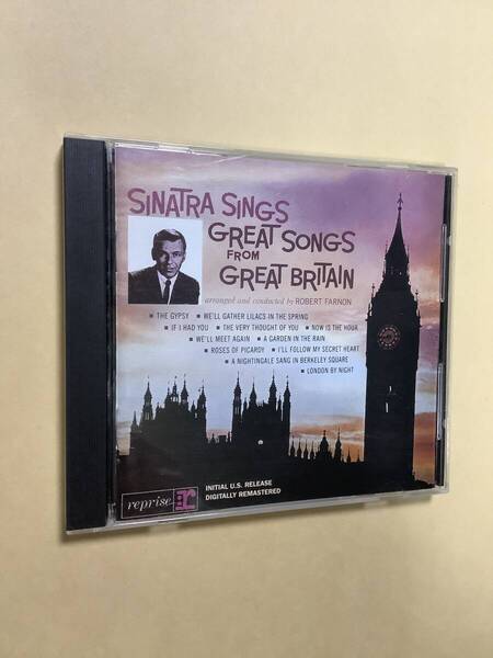 送料無料 フランク シナトラ シングス「GREAT SONGS FROM GREAT BRITAIN」輸入盤