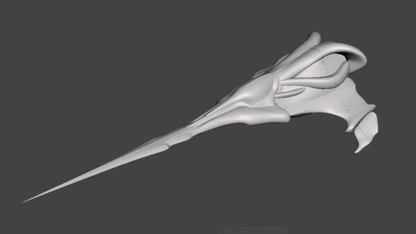 レイスダーツ戦闘機 レイス ダーツ Wraith Dart スターゲイト アトランティス Stargate Atlantis 3Dプリント 未塗装・未組立 宇宙戦闘機