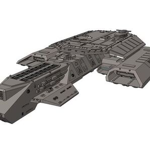 ダイダロス 3Dプリント スターゲイト アトランティス Stargate Atlantis SG-1 Daedalus 未塗装・未組立 宇宙船 宇宙戦艦 Space Ship