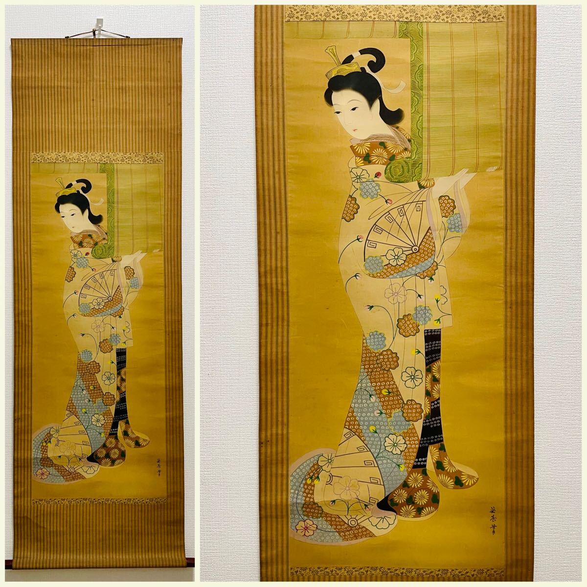肉筆浮世絵」展を観る：本多幸吉君（6回生）