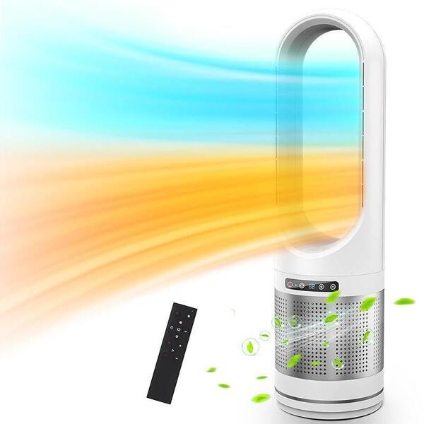 セラミックヒーター 省エネ セラミックファンヒーター 冷暖房 エコヒート 3段温風 ECO 20-35°温度設定 空気清浄機 冷暖タイプ