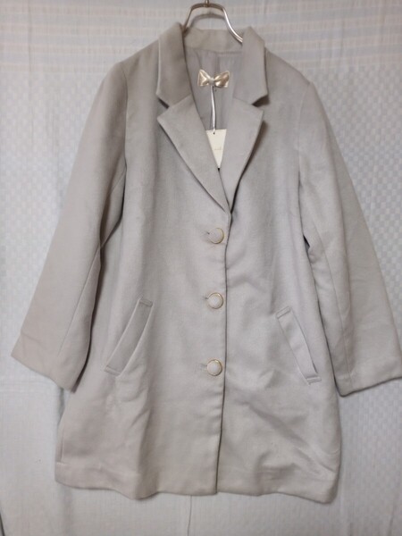 10169 ★★ Le Tomps Calme チェスターコート 新品 サイズLL 定価24960円