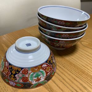 美品 茶碗5個セット 数回使用のみ 電子レンジOK 有田焼 醍醐窯 飯碗 懐石