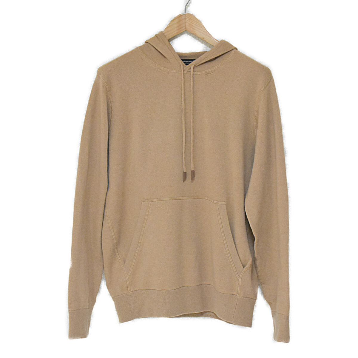 極美品Ermenegildo Zegna ニットジャケット ブルゾン カシミヤ エルメネジルド・ゼニア メンズ カシミヤ100% シングル テーラー