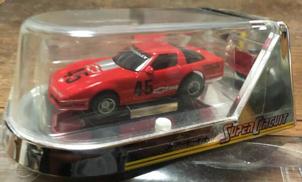 ● コルベット レッド 未使用 未封品 マグナム440-X2 X-28 スーパーサーキット TYCO エポック ケース付き C4 ●