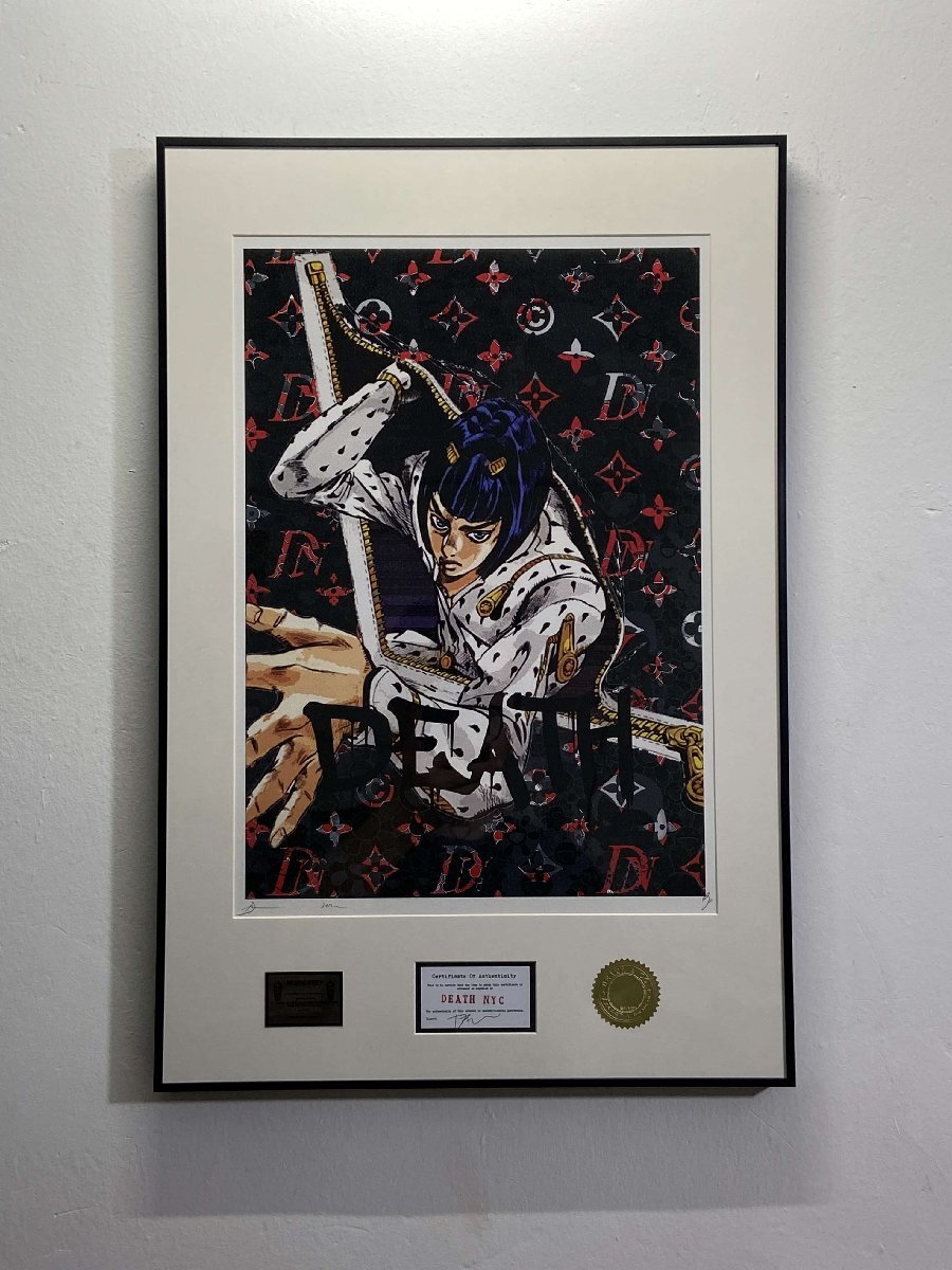 Yahoo!オークション -「ジョジョの」(シルクスクリーン) (版画 Yahoo!オークション -「ジョジョの」(シルクスクリーン) (版画