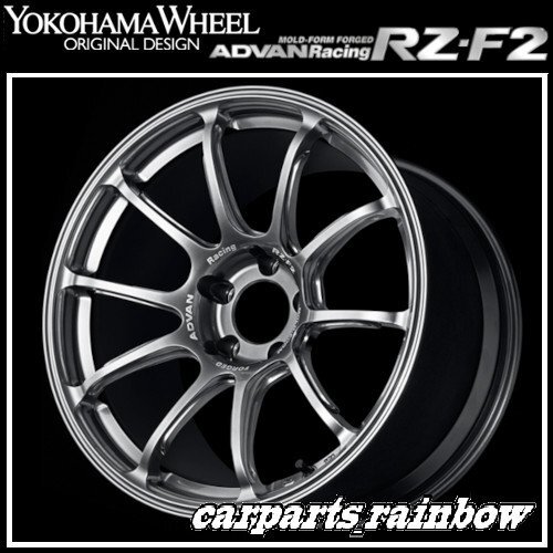 ★YOKOHAMA WHEEL ADVAN Racing RZ-F2 forJapaneseCars 18×8.0J/8J 5/100 +44★MPB/ハイパープラチナブラック★新品 4本価格★