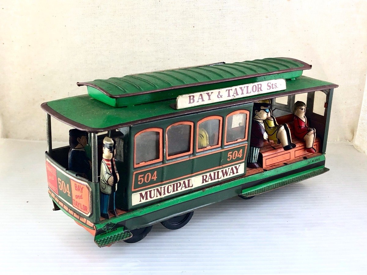 1958年 電動式 ブリキのケーブルカー 完動品 ビンテージ 野村トーイ