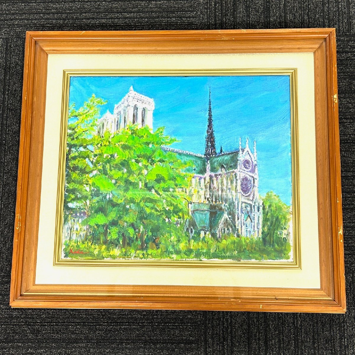 Yahoo!オークション -「ノートルダム」(絵画) (美術品)の落札