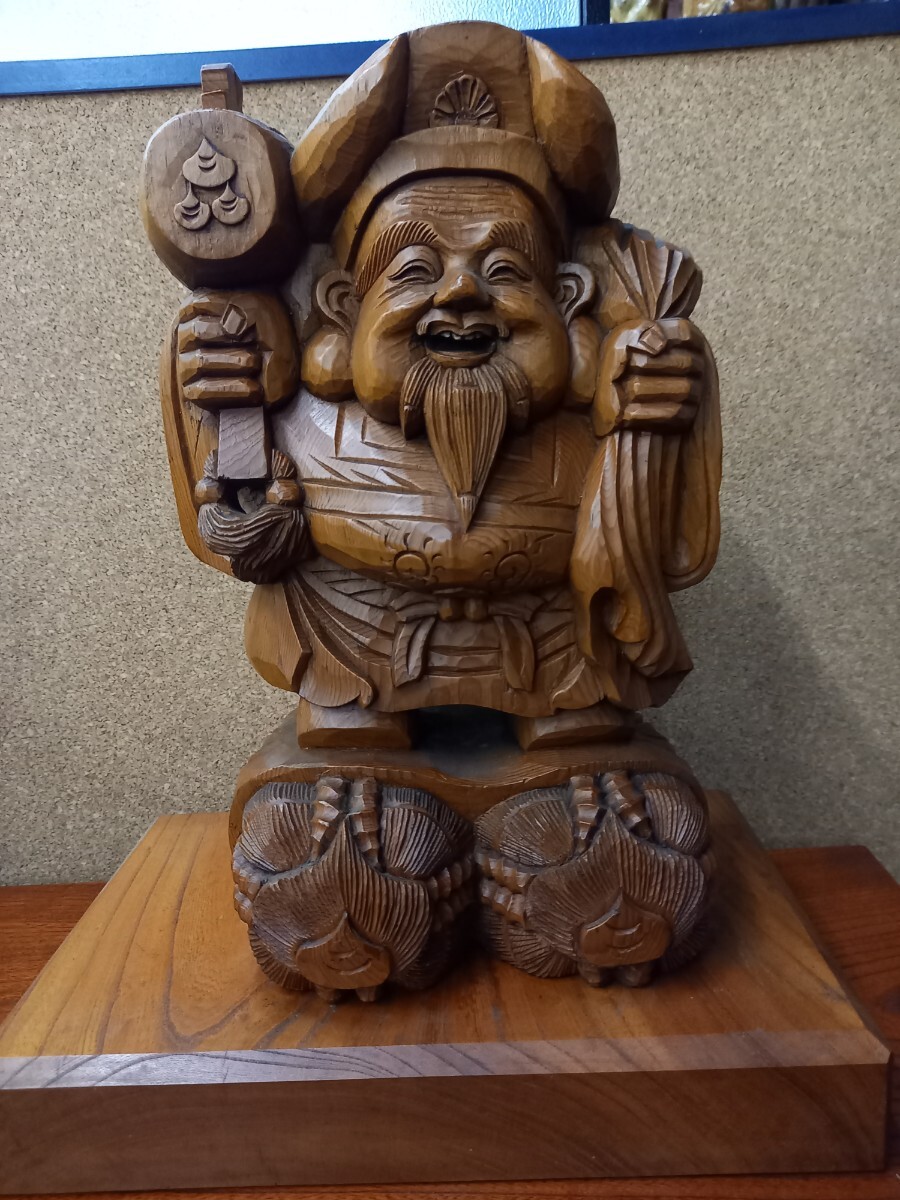 けやきの置物 ハンドメイド インテリア 彫り物