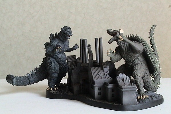 未開封 アートワークス 「東宝怪獣2」 ゴジラ対アンギラス 彩色